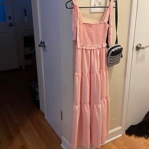 XS Pink Francesca’s Maxi Dress